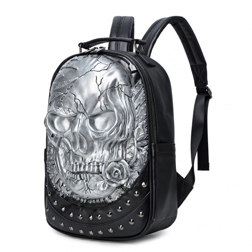 Mochila masculina com caveira E962