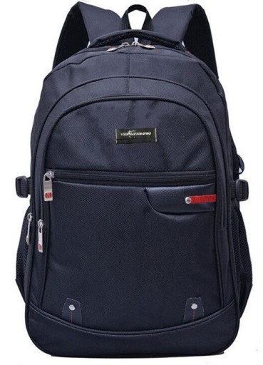 Mochila unisex para estudiantes, color negro
