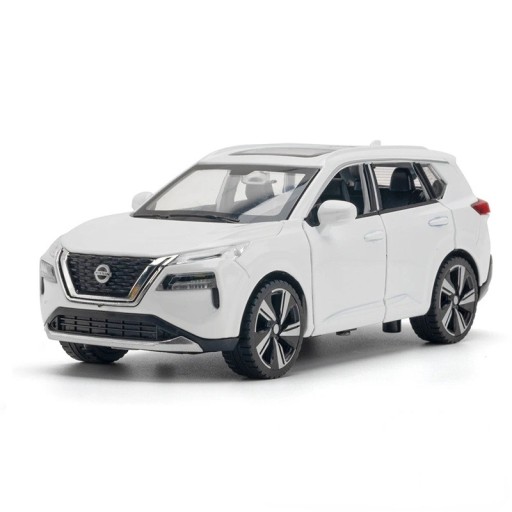 Model auta Nissan X-Trail 1:32 Kovové autíčko SUV Sběratelský model Terénní vůz Hračka pro děti Kovové tělo Dárek pro kluky i sběratele