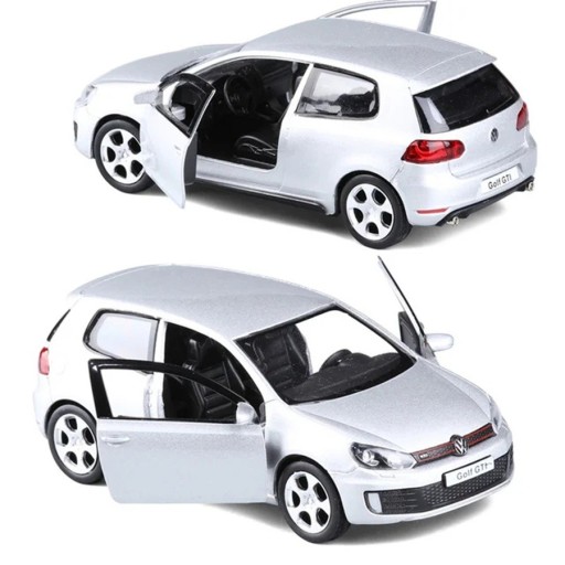 Model auta VW Golf 6 1:36 12,5 × 5 × 4,5 cm Kovový zberateľský model Hatchback Realistické prevedenie Dekorácia pre zberateľov