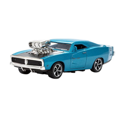 Model de mașină din aliaj 1:32 Mașină sport Dodge Mașină de jucărie metalică pentru copii Uși care se deschid Model realist Jucărie și articol de colecție
