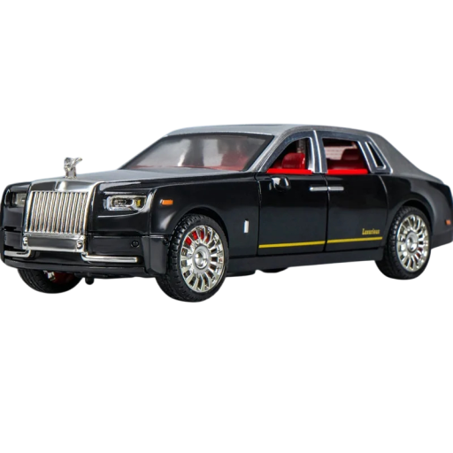 Model luxusního auta Realistická plastová miniatura vozu Detailní hračka automobilu