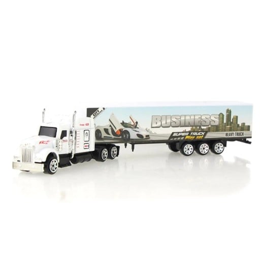 Model van een vrachtwagen 23,5 x 3 x 4,5 cm Metaallegering en ABS kunststof Realistische vrachtwagen Verzamelmodel Vrachtwagen Speelgoed voor kinderen