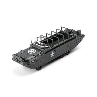 Modèle de véhicule amphibie DUKW-353 6x6 sans bâche à l'échelle 1:72 en plastique gris kit de construction technique militaire GSF