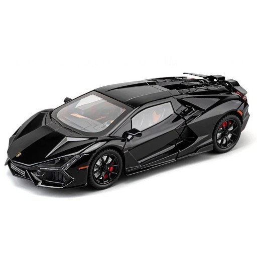 Modèle de voiture Lamborghini 1:24 Corps en métal Portes ouvrantes Effets sonores et lumineux Modèle en métal de collection de voiture