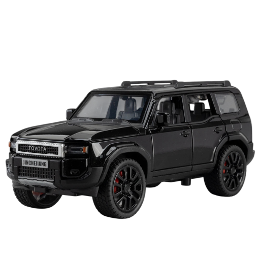 Modell av metall-SUV Bil Realistisk samlarmodell av fordon Metallreplika av SUV med detaljerad bearbetning och hjul