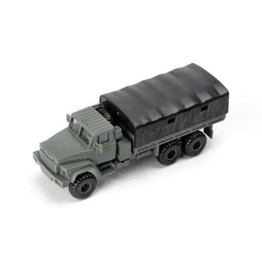 Modell des Lastwagens KRAZ-260 6x6 grün Maßstab 1:72 Kunststoffbausatz zum Zusammenbauen 12 x 4 x 4,3 cm Militärtechnik GSF