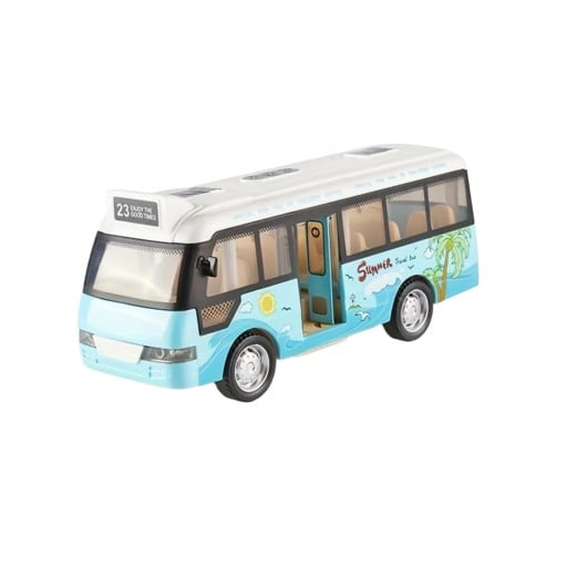 Modello di autobus urbano 1:64 15 x 6,5 x 5,2 cm Autobus in plastica Mezzo di trasporto Giocattolo per bambini Modello da collezione Autobus