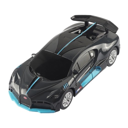 Modelo de carro Bugatti Chiron 1:43 Modelo plástico de carro desportivo de luxo Miniatura detalhada de um supersport Brinquedo para crianças Presente
