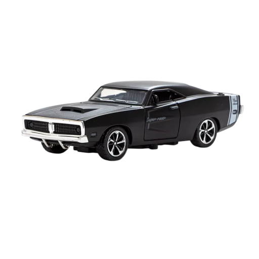 Modelo de coche de aleación 1:32 Dodge Sports Car, coche de juguete de metal para niños con puertas que se abren, réplica detallada, juguete realista y decoración.