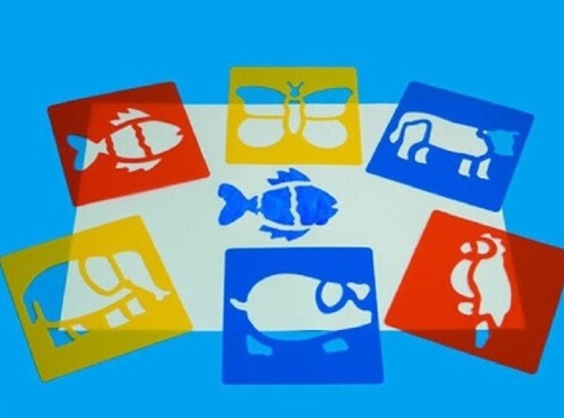 Modelos para desenhar animais 6 pcs