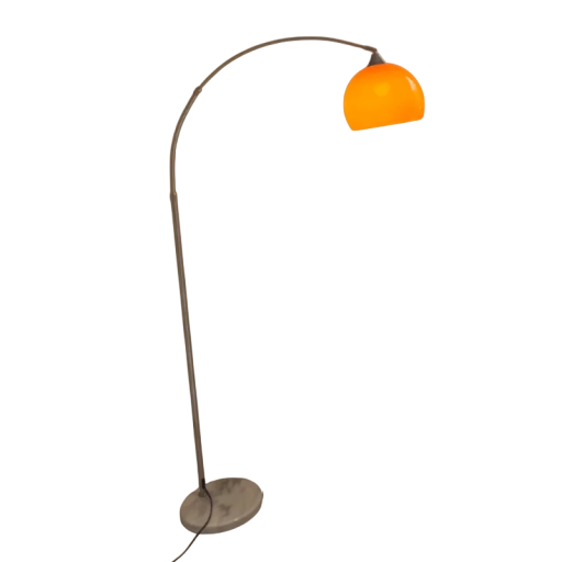 Moderná oblúková LED stojacia lampa so tromi farbami svetla, 180 x 90 cm, nastaviteľná výška, kovové rameno, dekorácia do obývačky