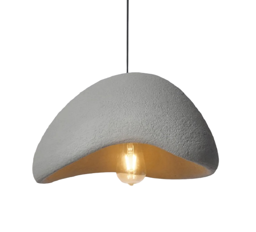 Moderný minimalistický luster z polystyrénu teplá biela 90-260 V Závesná japonská lampa so žiarovkou E27 Zaoblené stropné svietidlo 150 x 30 cm