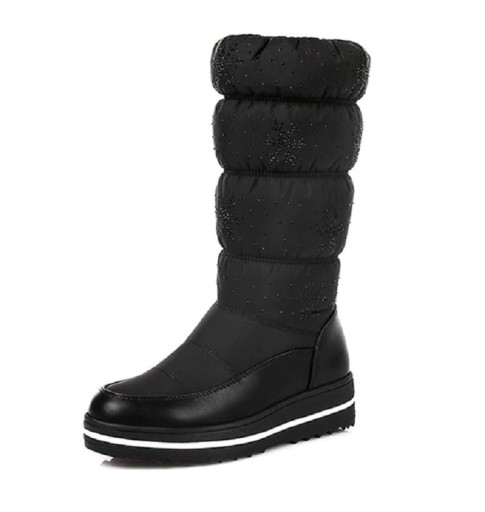 Modische Winterschuhe für Damen mit Flocken J1203