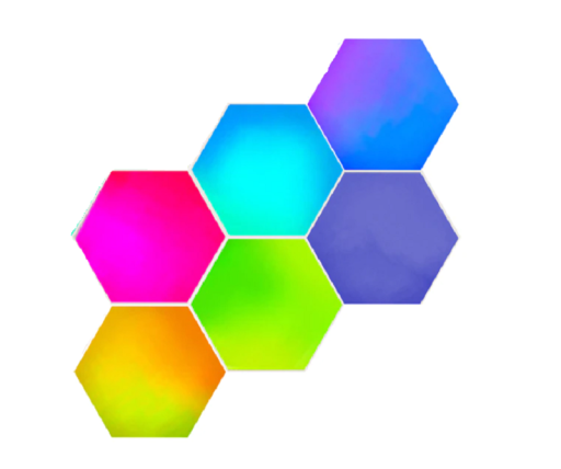 Modulare LED-Wandleuchte 6-tlg