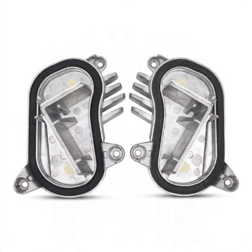 Moduly denního svícení náhrada OEM 63117493229 63117493230, 12 V 15 W, hliníkové, žluté, pro BMW M3 F80 M4 F82 řada 4 F32 F33 F36 2017–2020