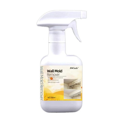 Mögelavlägsnare i spray 300 ml effektiv upplösning av mögel sprayflaska för rengöring av väggar i badrum och hemmaytor