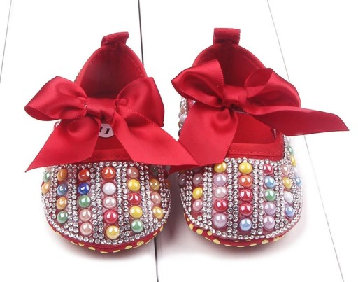 Mokasini da ragazza con strass