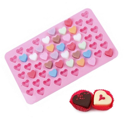 Molde de corazón de chocolate