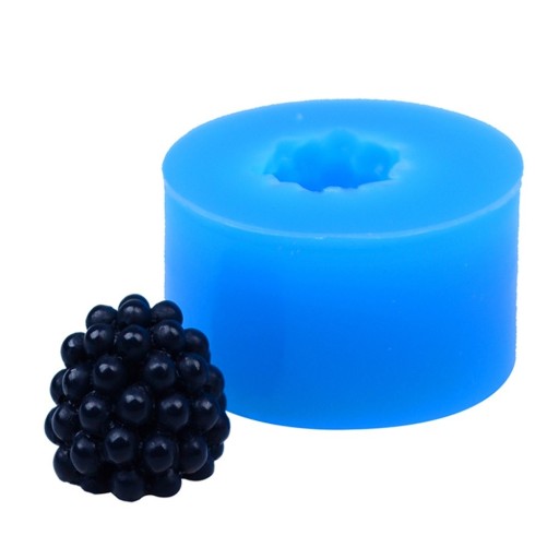 Molde de silicona con forma de mora