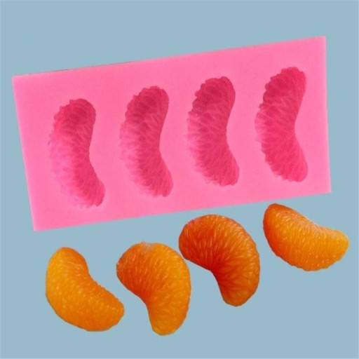 Molde de silicona mandarina