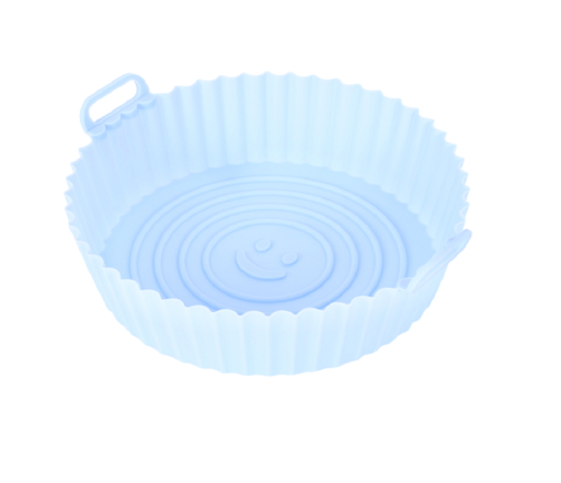 Molde redondo de silicona para freidora de aire caliente 22 cm