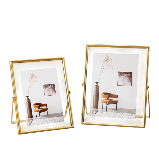 Moldura de metal para fotografia em pé 15 x 20 cm moldura de metal decoração para interiores para exibição de fotografias