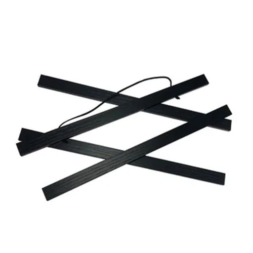 Moldura magnética de madeira de teca e pinho de 30 cm para imagem, poster, tela, moldura de fotos, suporte artístico de parede