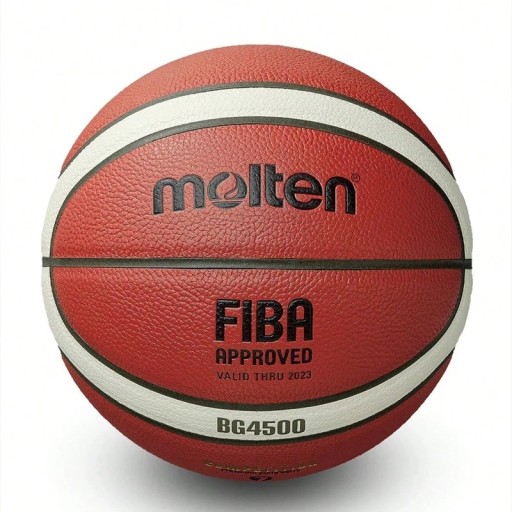 Molten Basquetebol BG4500 Tamanho 7 PU Bola de competição oficial certificada Treino de basquetebol para homens e mulheres jogo profissional