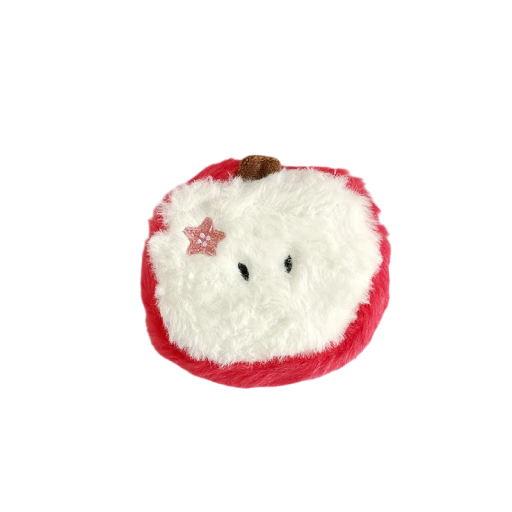 Monedero de peluche de dibujos animados 11 x 11,5 cm Pequeño bolso para tarjetas y monedas Múltiples espacios de almacenamiento Lindo accesorio fabricado en poliéster Para niños y adolescentes