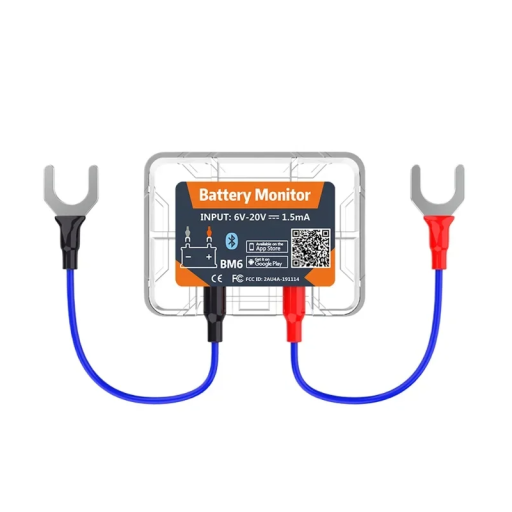 Moniteur sans fil Bluetooth de batterie de voiture 12V avec application mobile Android iOS Contrôle de la tension de l'état de la batterie Diagnostic des véhicules