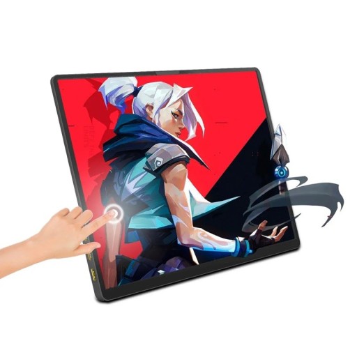 Monitor portabil ZSUS PM14T-2K 14" IPS 2K QHD 60 Hz tactil cu HDR și USB-C și Mini HDMI 100% sRGB Negru Pentru lucru și pentru consolă pentru jucători în călătorii