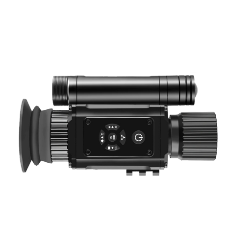 Monoculaire avec vision nocturne et lumière infrarouge Télescope rechargeable pour vision nocturne 4 - 14x de grossissement avec viseur Fonction d'enregistrement de photos et vidéos Équipement de chasse