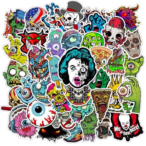 Monsterklistermärken 10/30/50 st