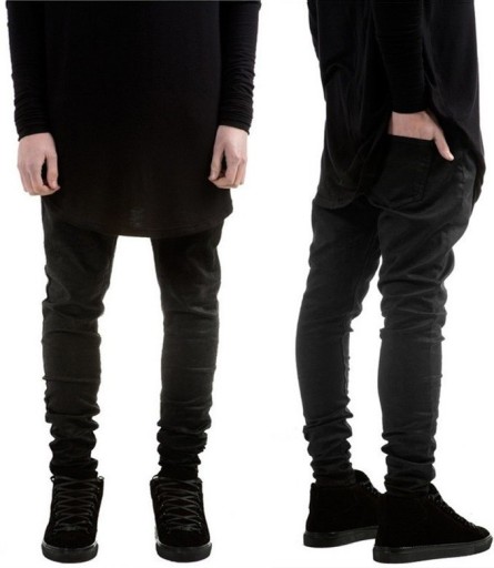 Μοντέρνα ανδρικά τζιν - Μαύρα