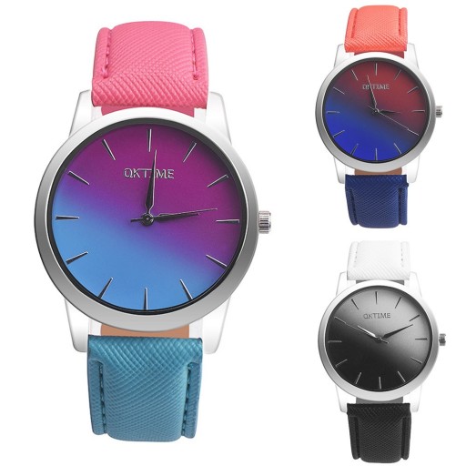 Montres arc-en-ciel pour femmes J1696