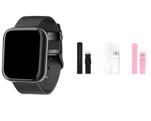 Montres intelligentes avec 3 bracelets interchangeables
