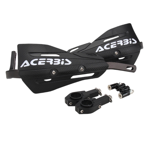 Moottoripyörän kahvasuoja setti 2 kappaletta jarru-, kytkin- ja kaasukahvan suojaus pituus 31 cm PP muovia ja alumiiniseosta cross- ja enduro-motocross-pyöriin