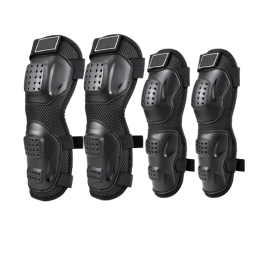 Moottoripyörän polvi- ja kyynärpääsuojat 4 kpl