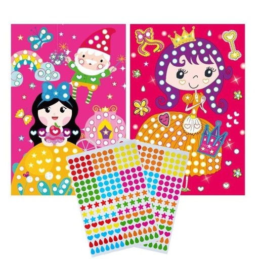 Mosaico adhesivo para niños