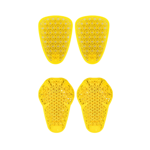 Motocross knæ- og hoftebeskyttere sæt af beskyttelsesindlæg knæ 13,5 × 22,5 cm hofter 13,5 × 18,5 cm til motocross kørsel