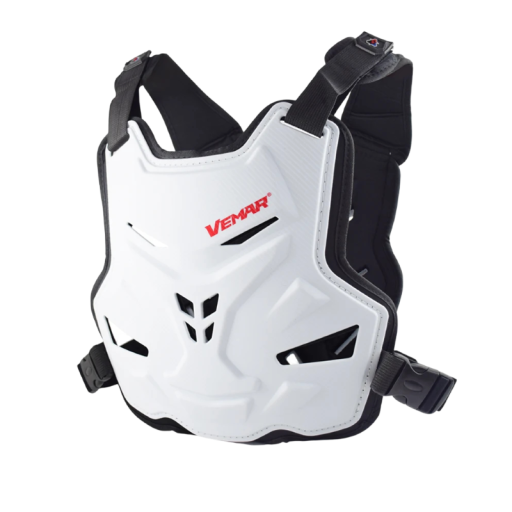 Motocyklová ochranná vesta s chráničem hrudníku proti pádu cca 50 × 40 cm ergonomický tvar pro jízdu na motorce a motokros