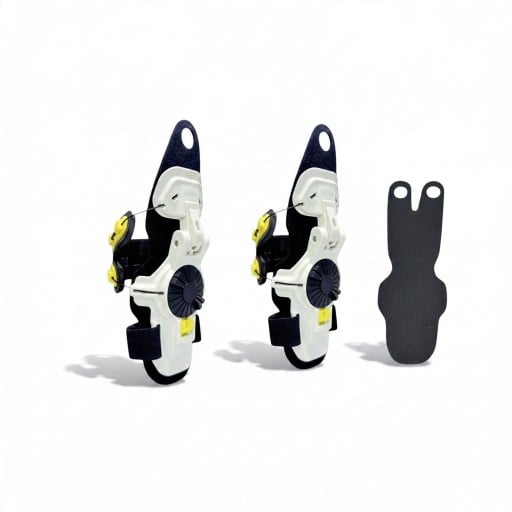 Motocyklowe ochraniacze nadgarstków 2 szt. Stawowa orteza z obrotowym zapięciem Dla nadgarstków 6,0–7,4 cm Materiał PU Na motocykl