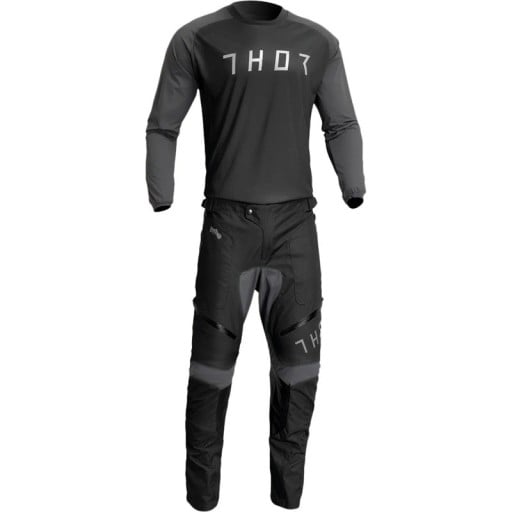 Motokrosový set dres a kalhoty Dlouhý rukáv Zesílená kolena Prodyšná síťovina Polyester a nylon Unisex moto oblečení na motokros a enduro