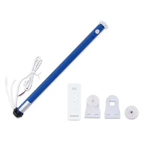 Motor tubular inteligente Zigbee para estores 38 mm 110–240 V controlo por aplicação, voz e comando Tuya Alexa Google