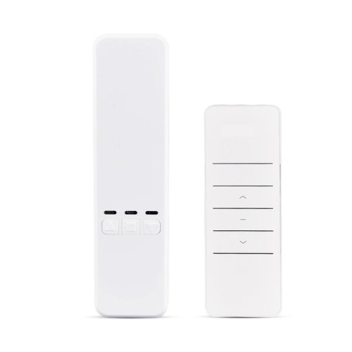 Motor WiFi para estores de corrente MOES Tuya com comando à distância e adaptador de alimentação EU para casa inteligente