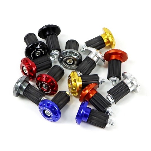 Motorcycle Handlebar Ends 463 x 315 mm CNC Metal Weights Handlebar Sliders Moto Grips Made of Aluminium Alloy and Rubber Off-Road Motorcycle Accessories