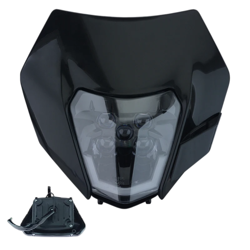 Motorcycle LED Headlights 5 Diodes for Enduro 2014–2016 Universal Front Light Motocross Mask Front LED Lantern Spare Part