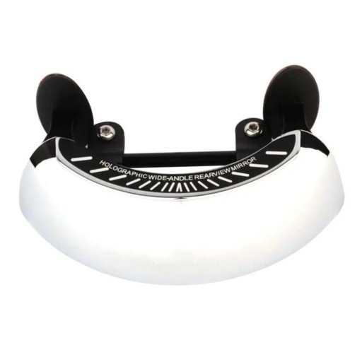 Motorcycle Mirror with 180° Wide View for Windscreen Mounting – Safety Auxiliary Mirror