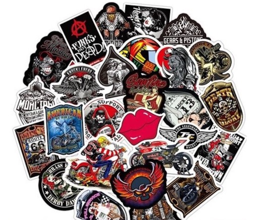 Motorcycle Stickers 50 pcs E227